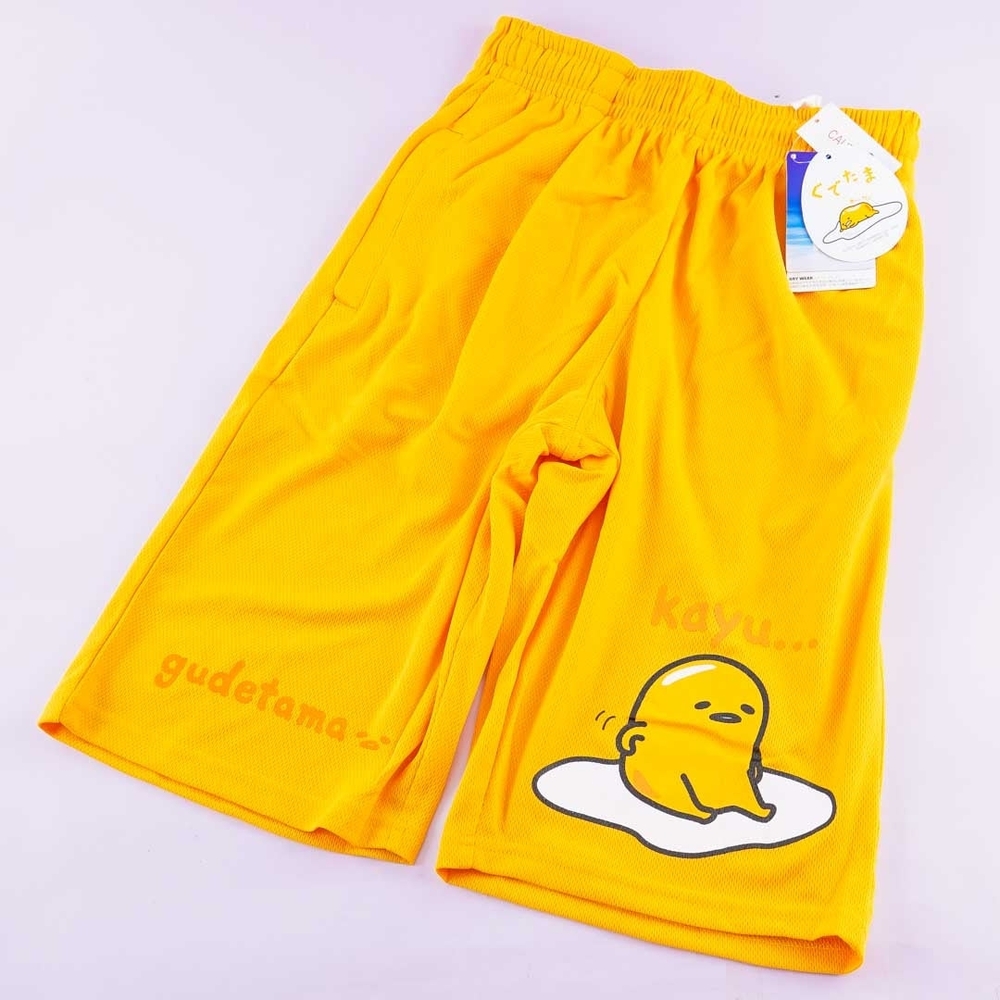 Sanrio Gudetama Mustard Yellow Shorts